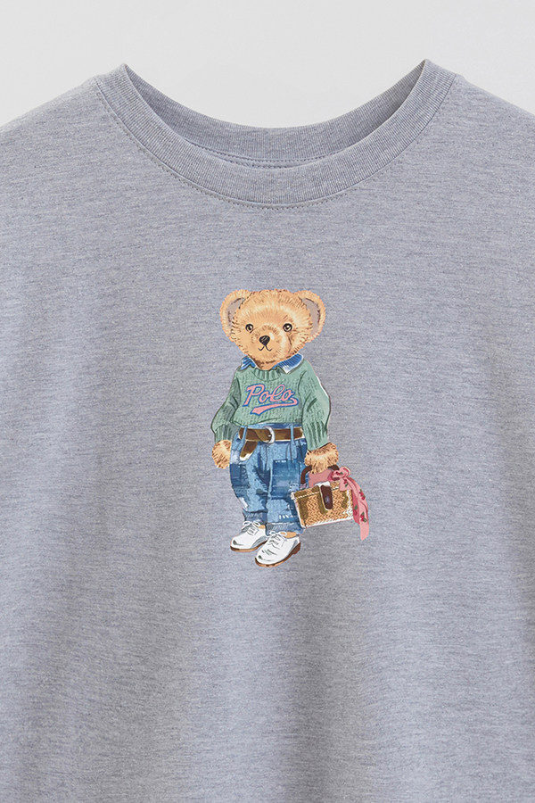REMERA OVER ESTAMPADA UNISEX BEAR YOUNG GIRL