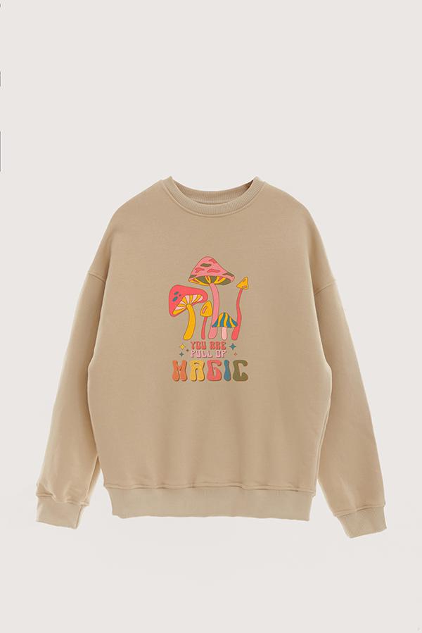 BUZO CREWNECK ESTAMPADO RTR YOU ARE FULL OF MAGIC