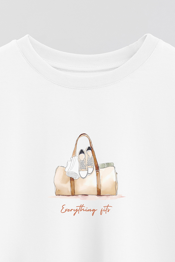 REMERA CROP ESTAMPADA COASTAL EVERYTHING FITS