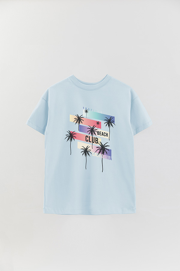 REMERA OVER ESTAMPADA BEACH CLUB CALIFORNIA