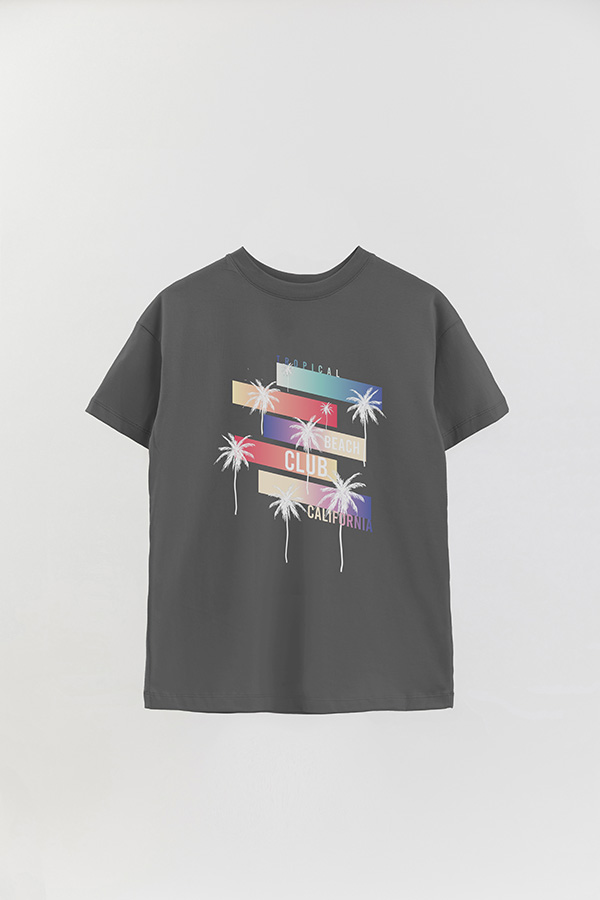 REMERA OVER ESTAMPADA BEACH CLUB CALIFORNIA