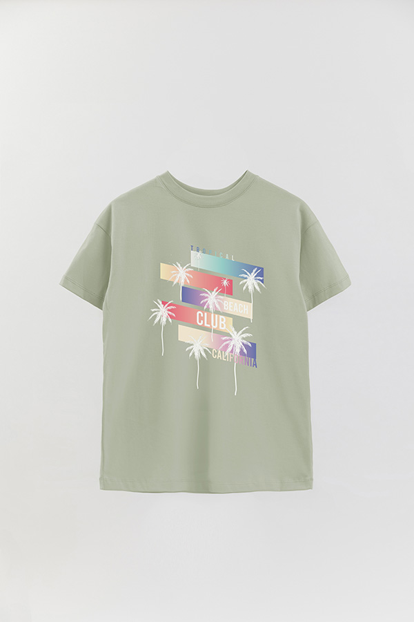 REMERA OVER ESTAMPADA BEACH CLUB CALIFORNIA