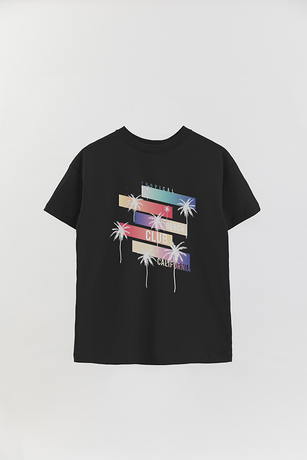 REMERA OVER ESTAMPADA BEACH CLUB CALIFORNIA