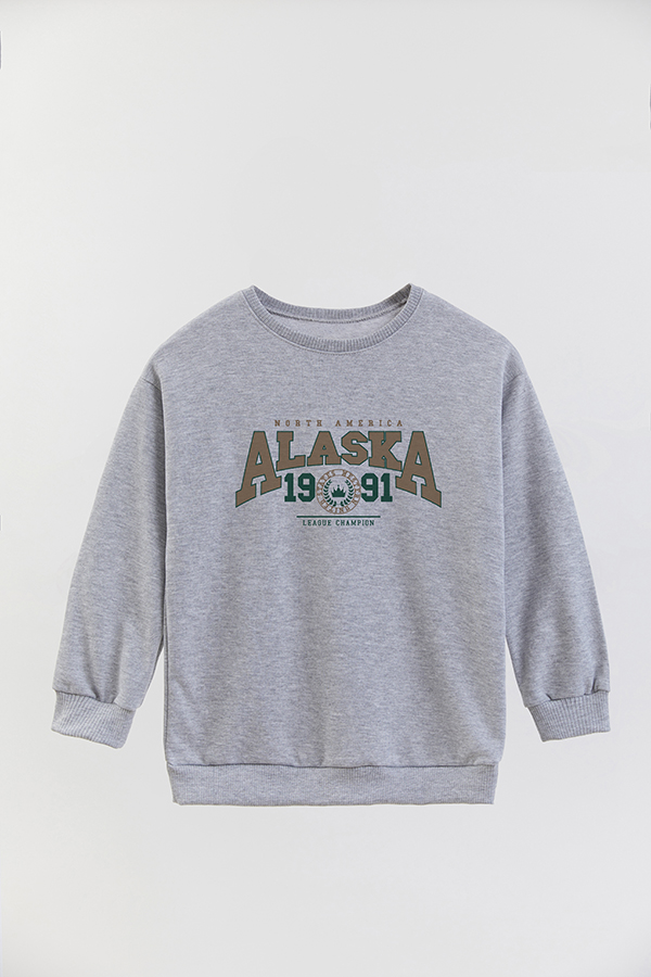 BUZO CREWNECK RUSTICO VARSITY GIRL ALASKA