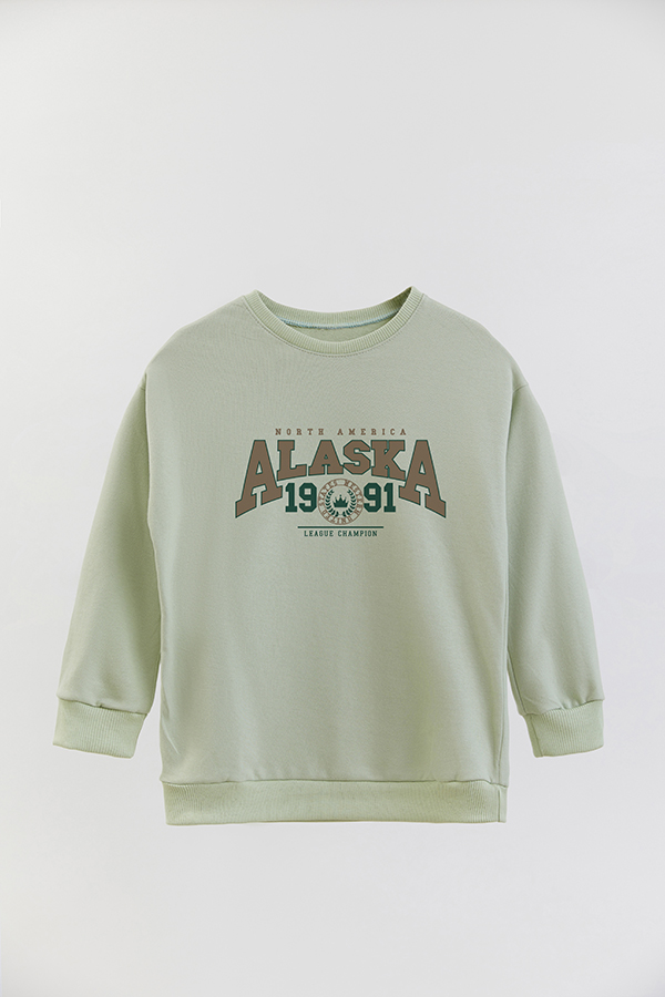 BUZO CREWNECK RUSTICO VARSITY GIRL ALASKA