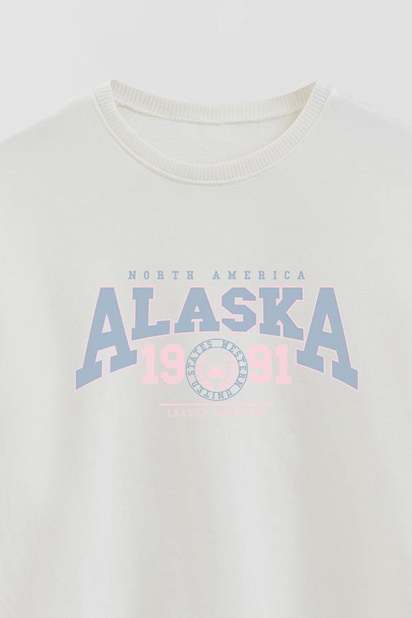 BUZO CREWNECK RUSTICO VARSITY GIRL ALASKA