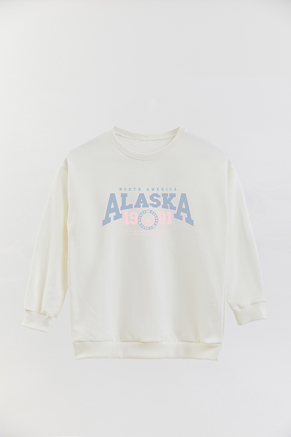 BUZO CREWNECK RUSTICO VARSITY GIRL ALASKA