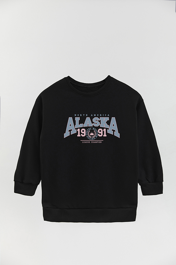 BUZO CREWNECK RUSTICO VARSITY GIRL ALASKA