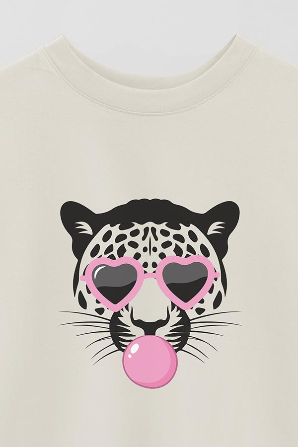 REMERA OVER ESTAMPADA TGR TIGER GUM