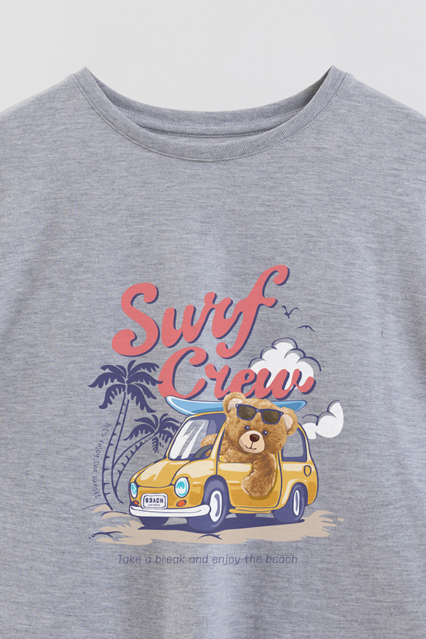 REMERA GB OVERSIZE SURF CREW