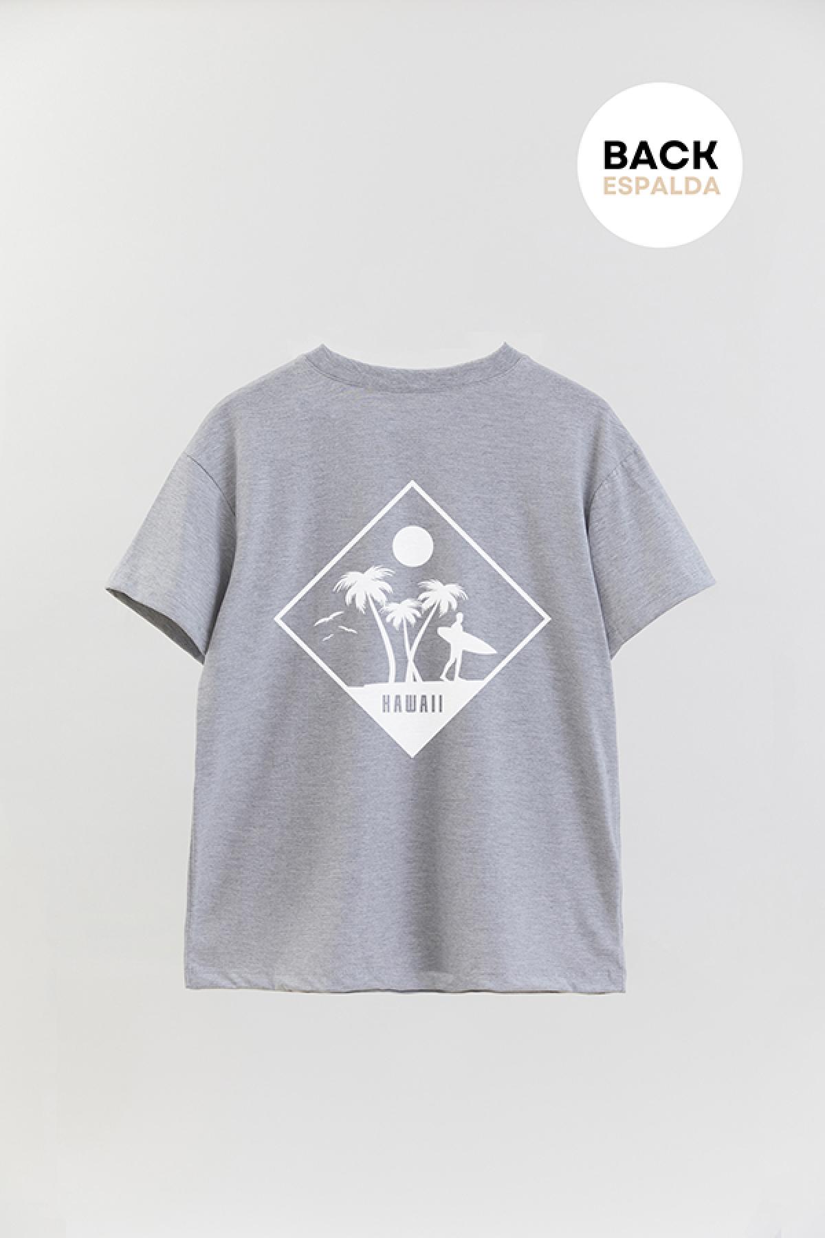 REMERA OVER ESTAMPADA SM HAWAII