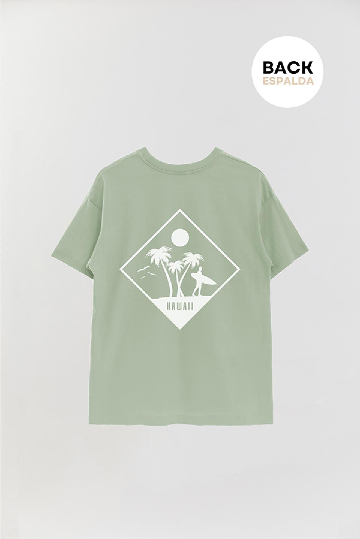 REMERA OVER ESTAMPADA SM HAWAII