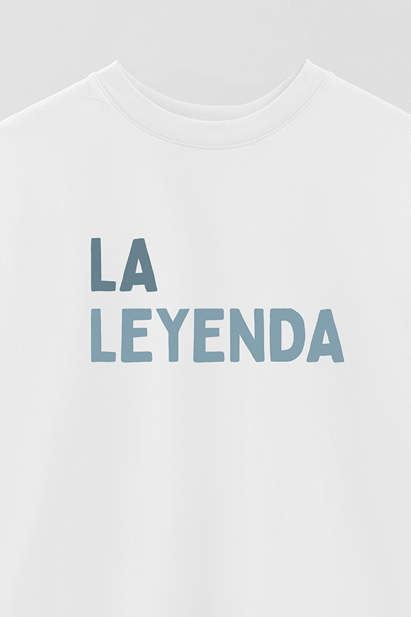 REMERA OVER ESTAMPADA DDP LA LEYENDA