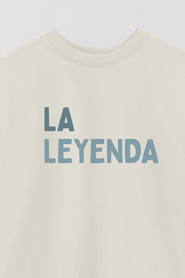 REMERA OVER ESTAMPADA DDP LA LEYENDA