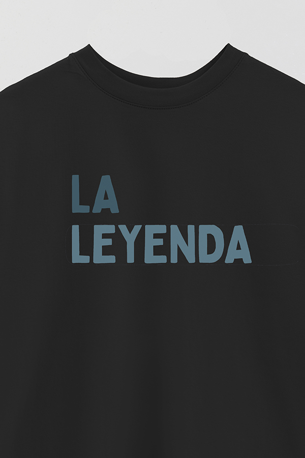 REMERA OVER ESTAMPADA DDP LA LEYENDA
