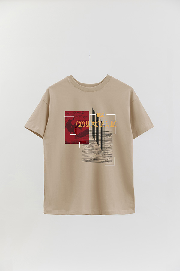 REMERA OVER ESTAMPADA CALIFORNIA SOUTH BEACH