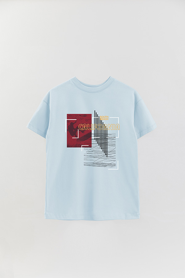 REMERA OVER ESTAMPADA CALIFORNIA SOUTH BEACH