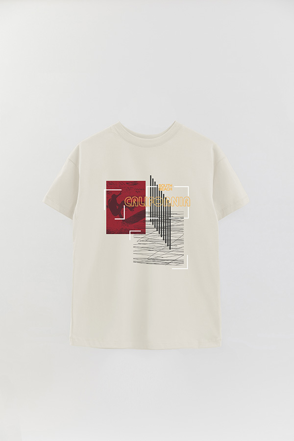 REMERA OVER ESTAMPADA CALIFORNIA SOUTH BEACH