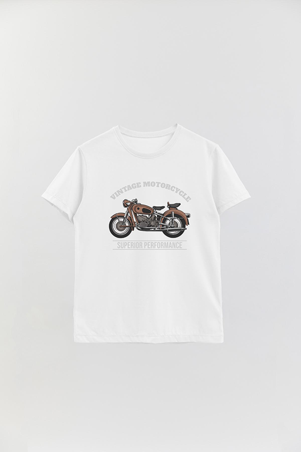 REMERA BASICA ESTAMPADA CR VINTAGE MOTORCYCLE
