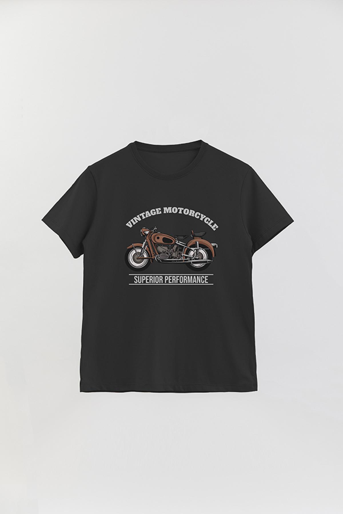 REMERA BASICA ESTAMPADA CR VINTAGE MOTORCYCLE