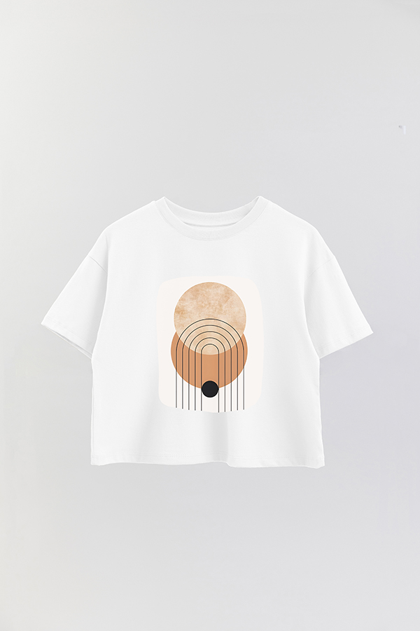 REMERA CROP ESTAMPADA ART 131