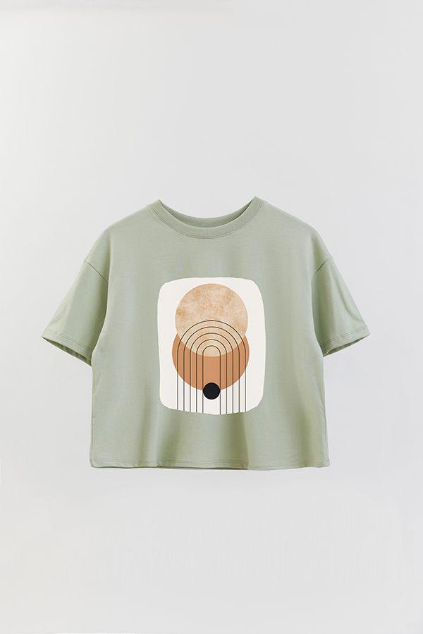 REMERA CROP ESTAMPADA ART 131
