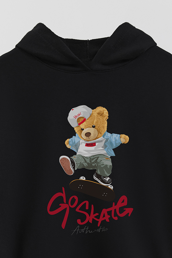 HOODIE RUSTICO BOY TEDDY GO SKATE