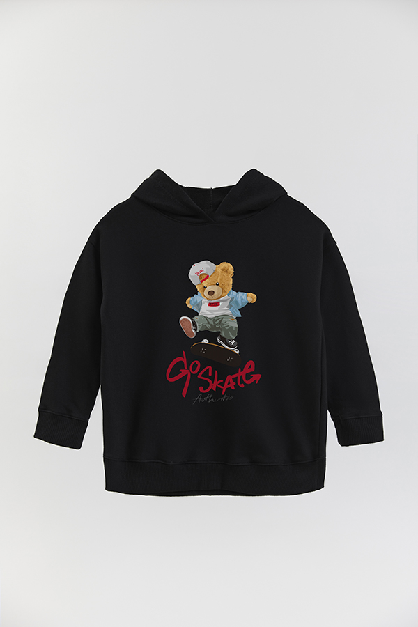 HOODIE RUSTICO BOY TEDDY GO SKATE