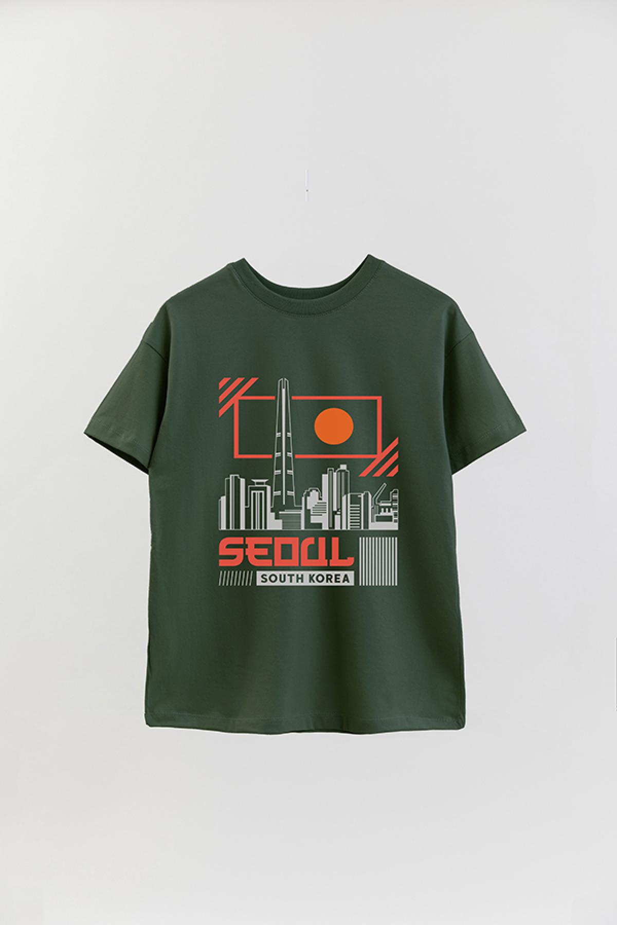 REMERA OVER ESTAMPADA CT SEOUL