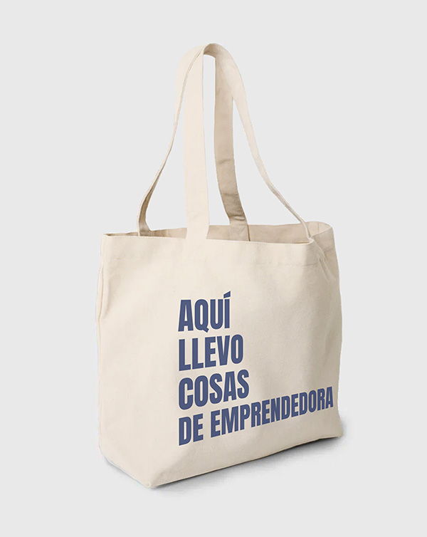 TOTE BAG AQUI LLEVO EMPRENDEDORA