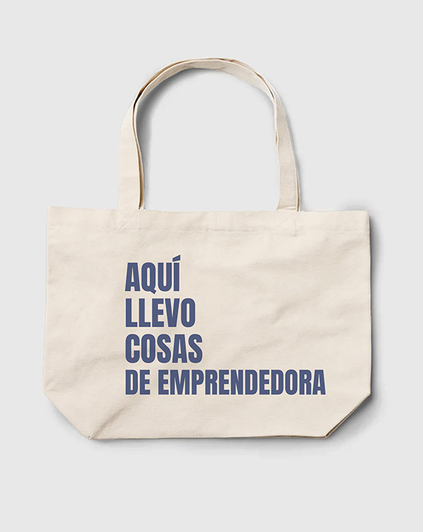 TOTE BAG AQUI LLEVO EMPRENDEDORA