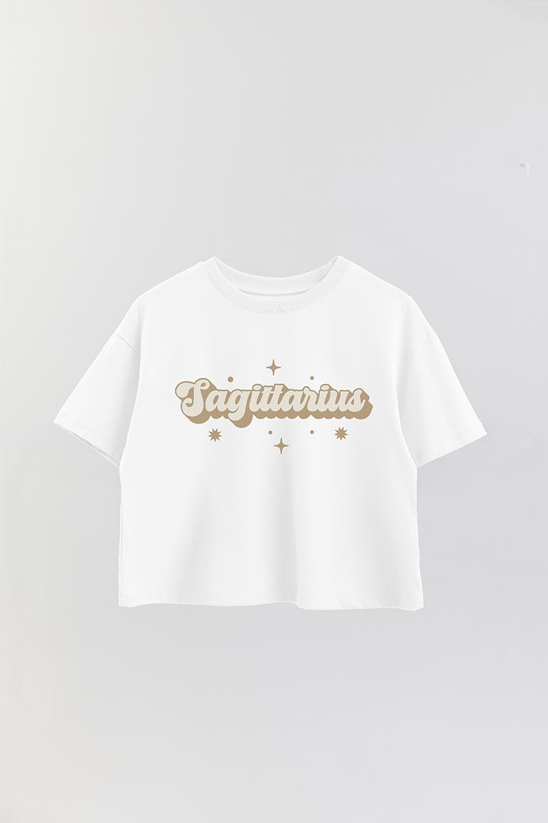 REMERA CROP UNISEX RTR SAGITTARIUS