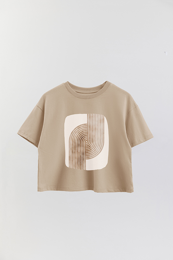 REMERA CROP ESTAMPADA ART 91