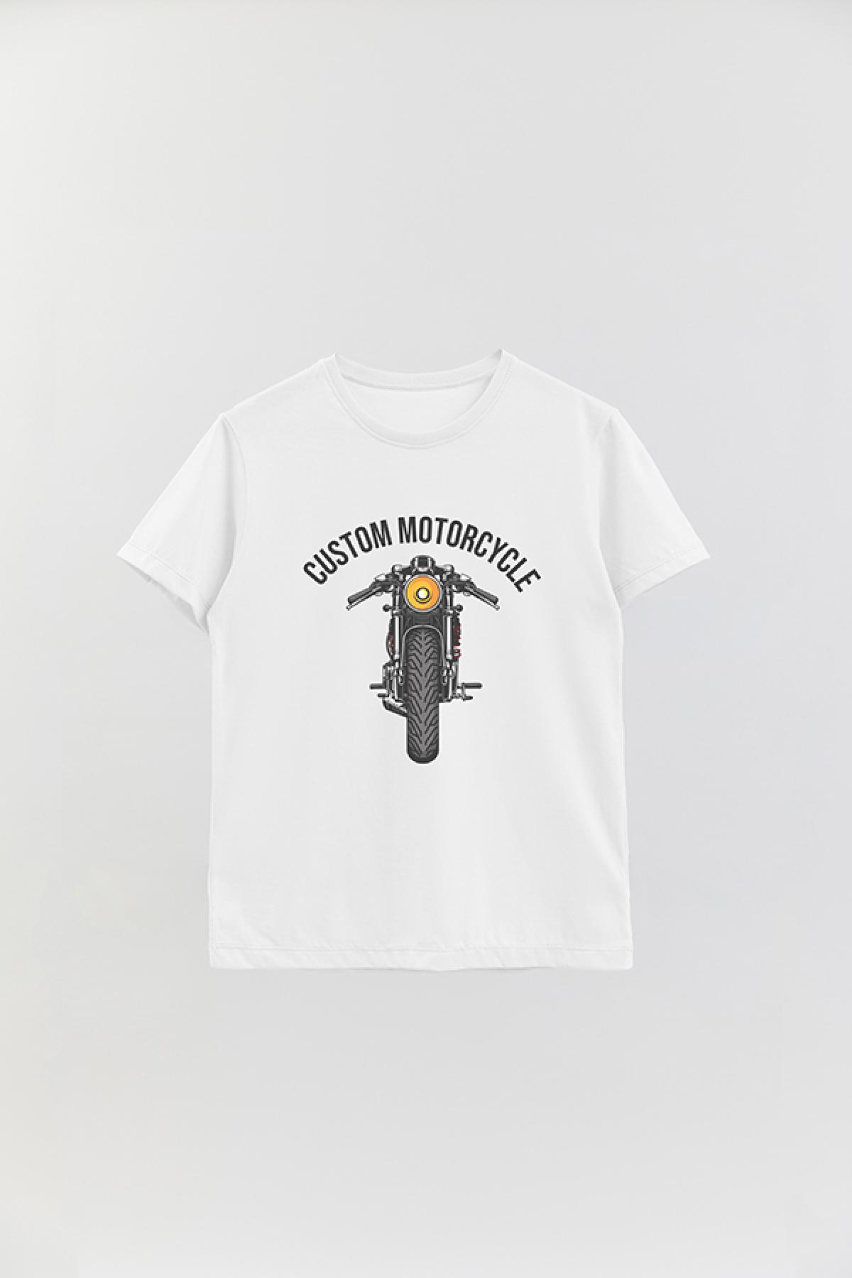 REMERA BASICA ESTAMPADA CR CUSTOM MOTORCYCLE