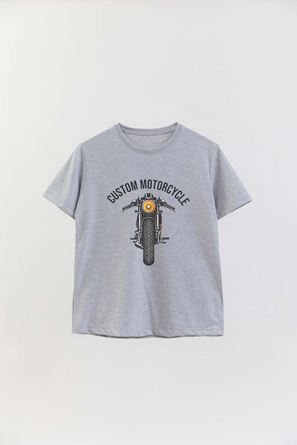 REMERA BASICA ESTAMPADA CR CUSTOM MOTORCYCLE