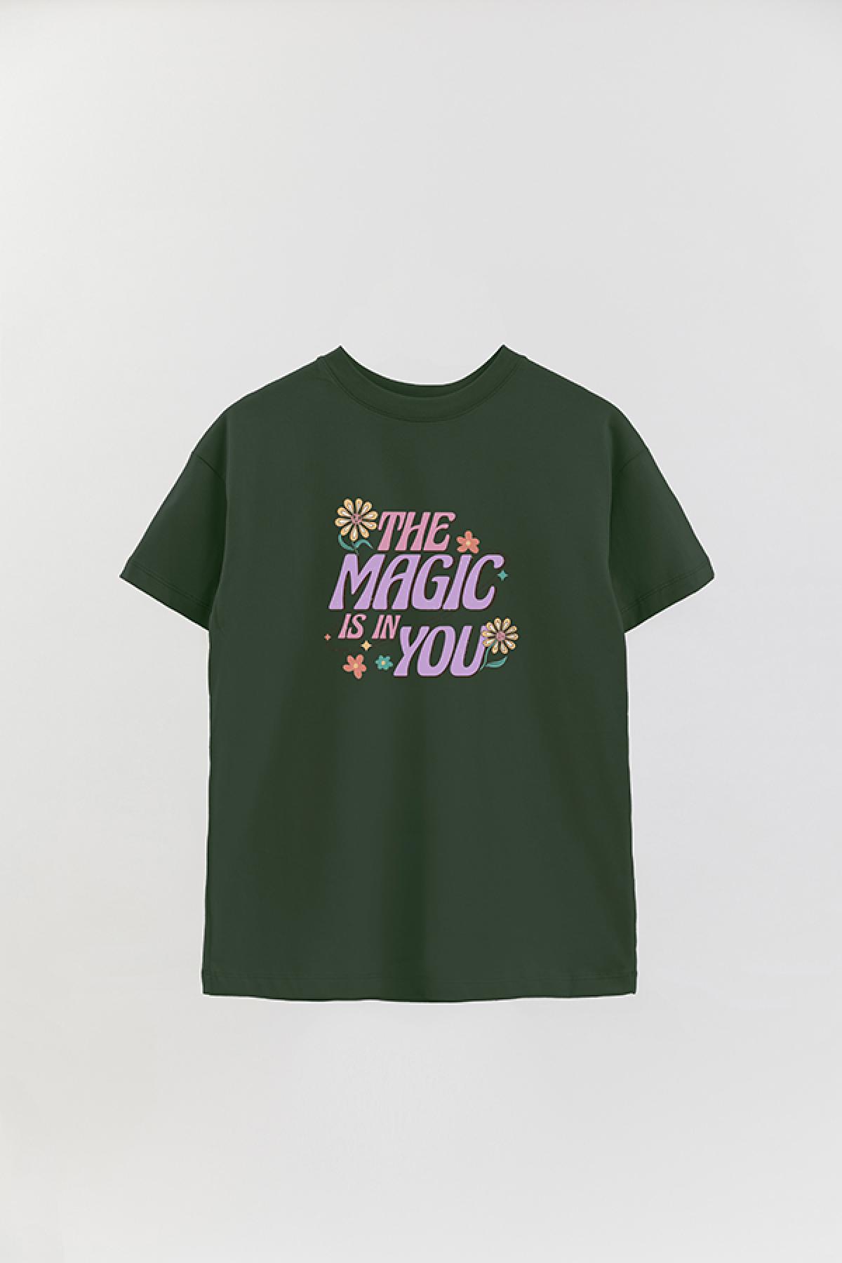REMERA OVER ESTAMPADA RT2 THE MAGIC IS IN YOU