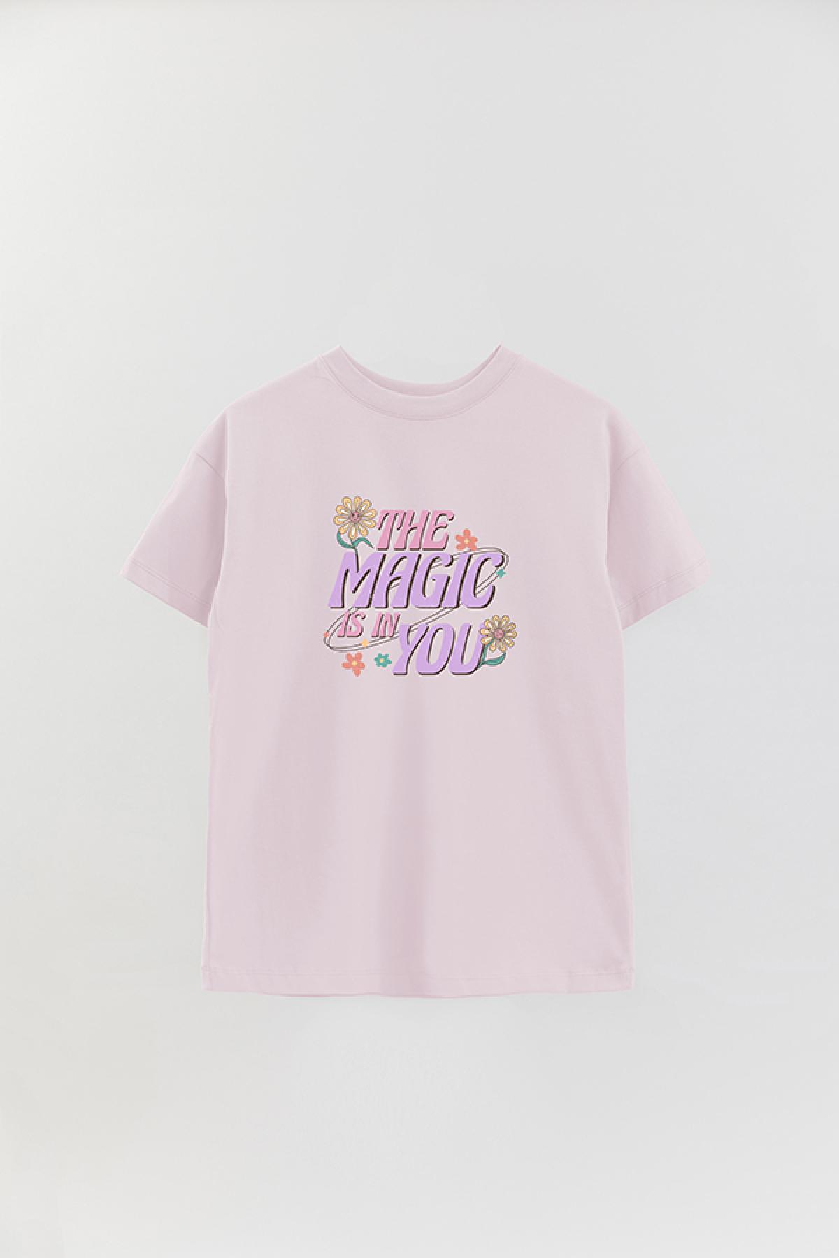 REMERA OVER ESTAMPADA RT2 THE MAGIC IS IN YOU