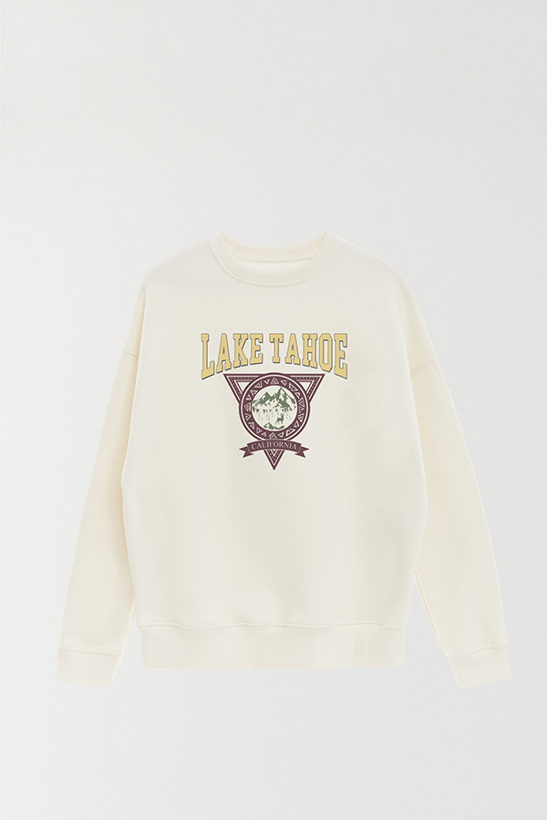 BUZO CREWNECK ESTAMPADO WESTERN LAKE
