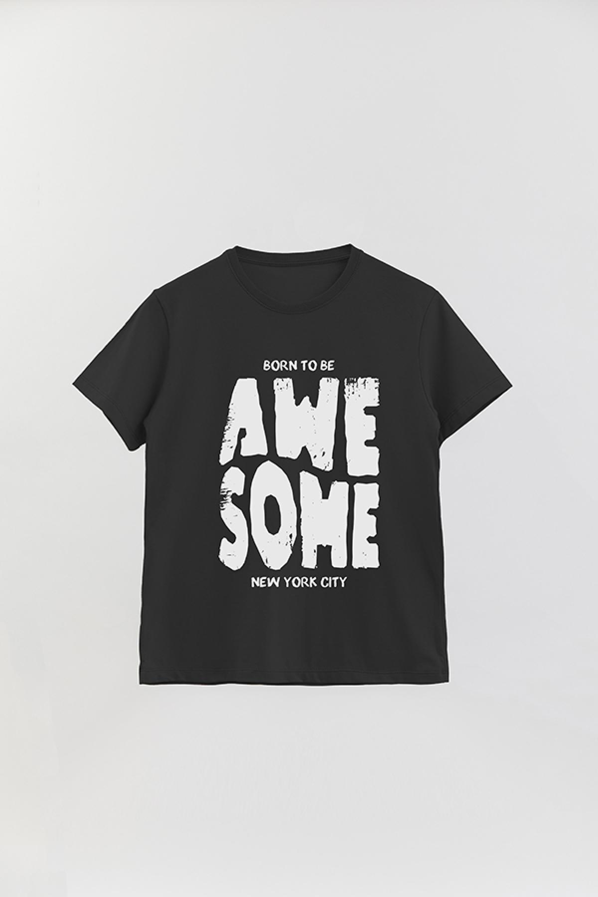 REMERA BASICA ESTAMPADA CL BORN TO BE AWESOME