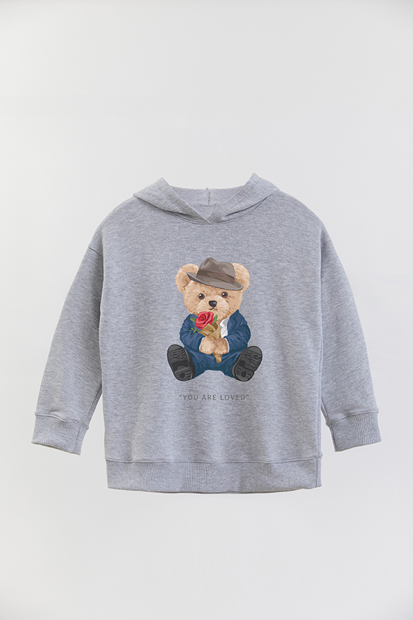 HOODIE RUSTICO BOY TEDDY YOU ARE LOVED