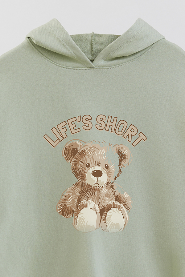 HOODIE RUSTICO KIDS TEDDY SHORT
