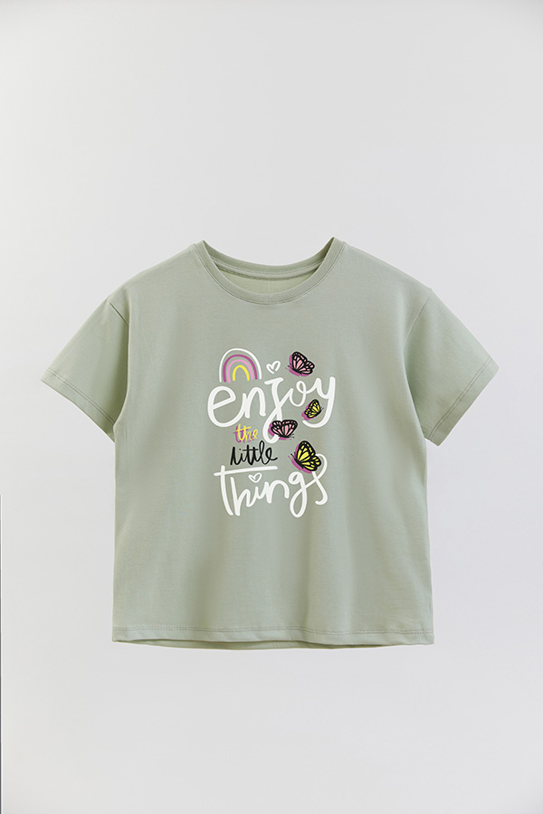 REMERA GIRL OVER ENJOY THE LITTLE THINGS