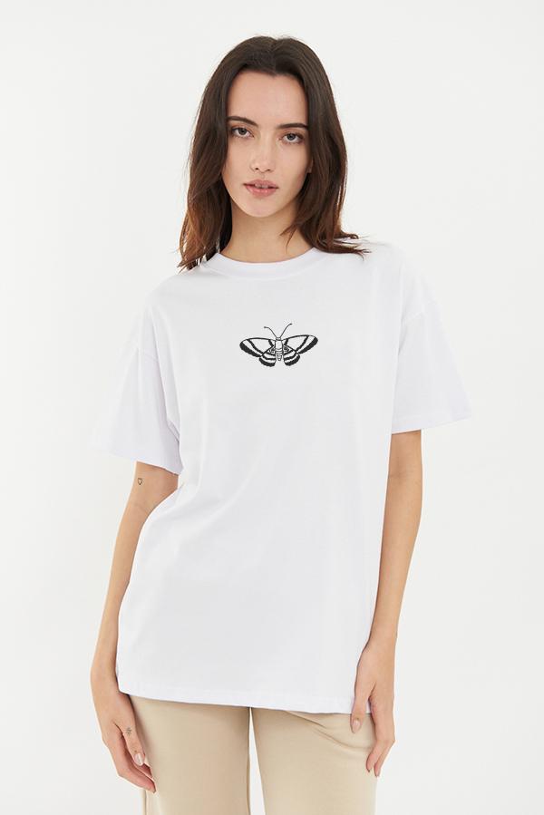 REMERA OVER ESTAMPADA UNISEX BUTTERFLY