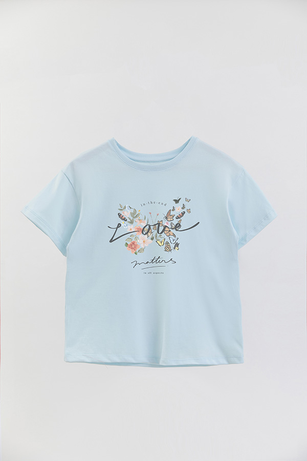REMERA GIRL OVER LOVE MATTERS