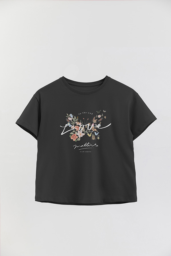 REMERA GIRL OVER LOVE MATTERS