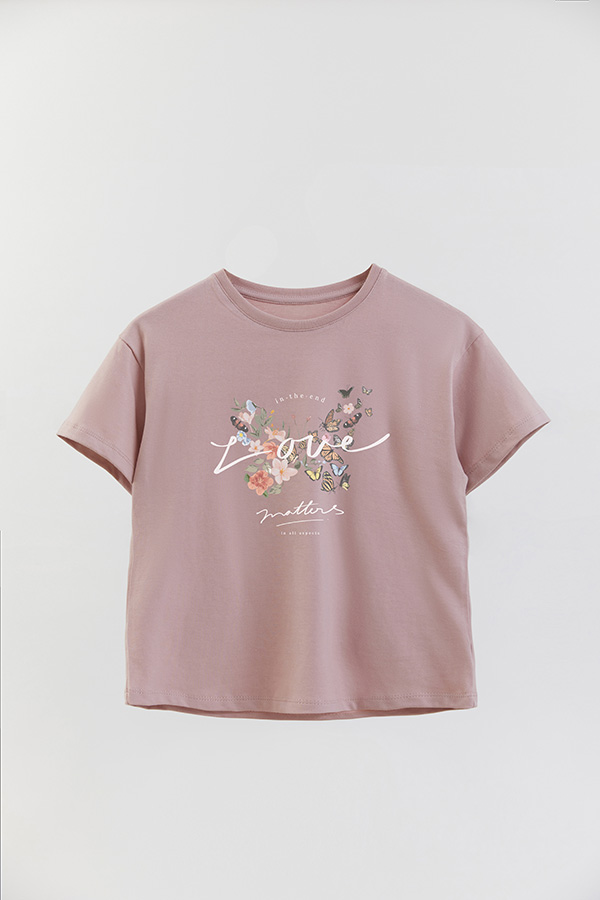 REMERA GIRL OVER LOVE MATTERS