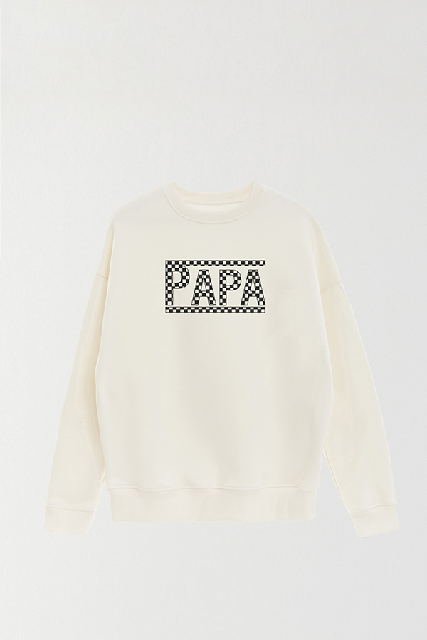 BUZO CREWNECK DDP CHEKERED PAPÁ