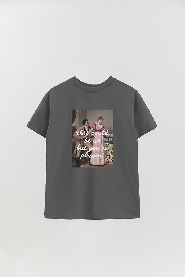 REMERA OVER ESTAMPADA ART COLLECTION 19 THIS COULD BE US