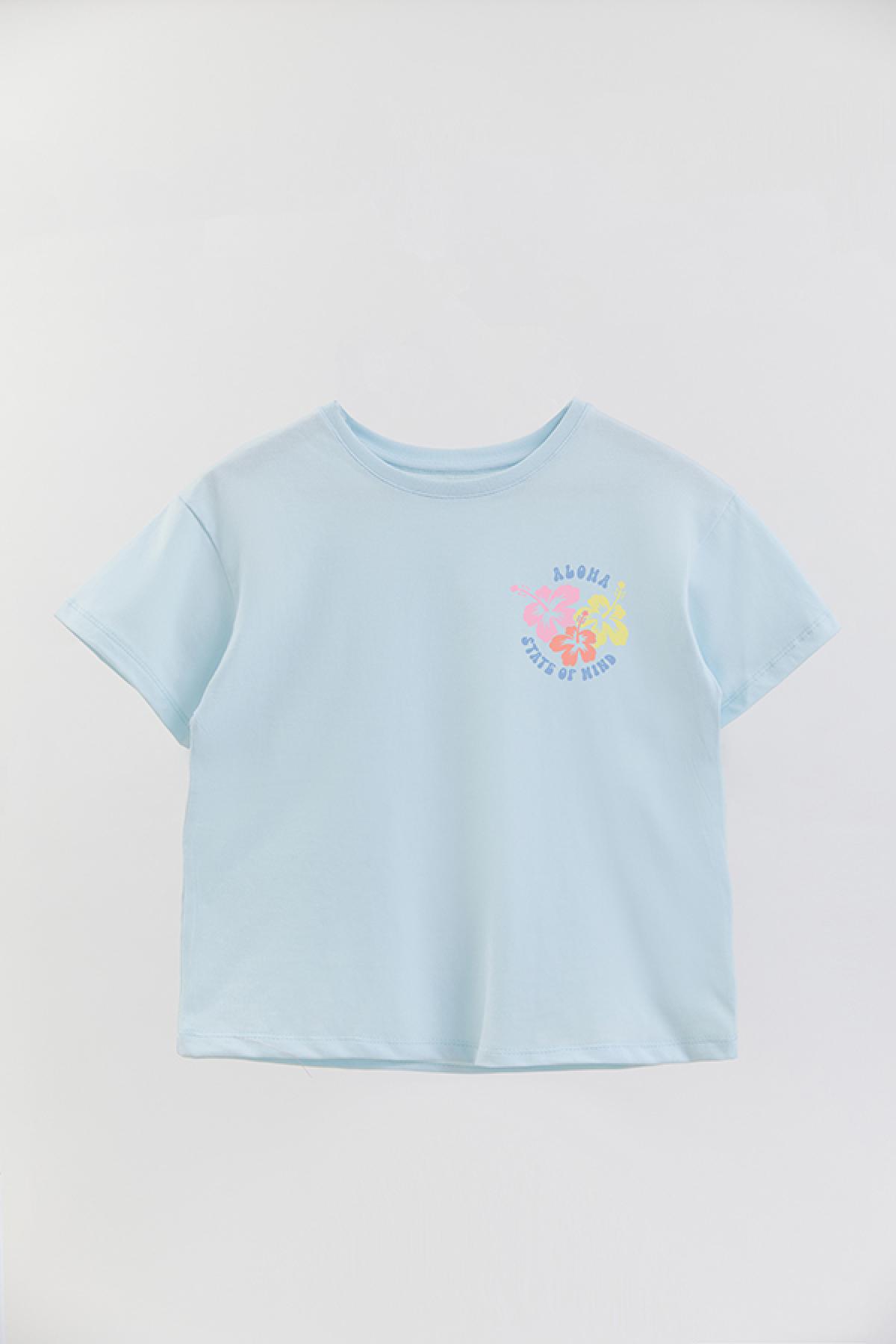 REMERA GIRL OVER RT ALOHA STATE OF MIND