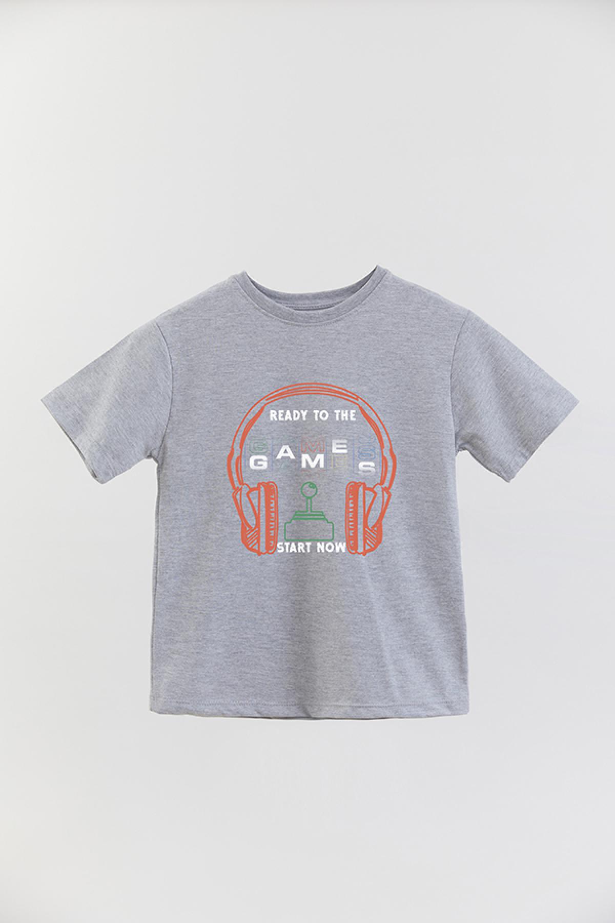REMERA BASIC BOY GM READY FOR THE GAME